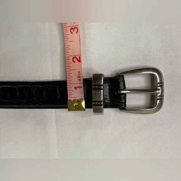 Golf Palisades Full-Grain Cowhide Leather Designer Dress Golf Conchos Belt 36/38 - Picture 8 of 8